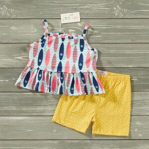 Pete and Lucy Surfin into Summer 2pc set 2T